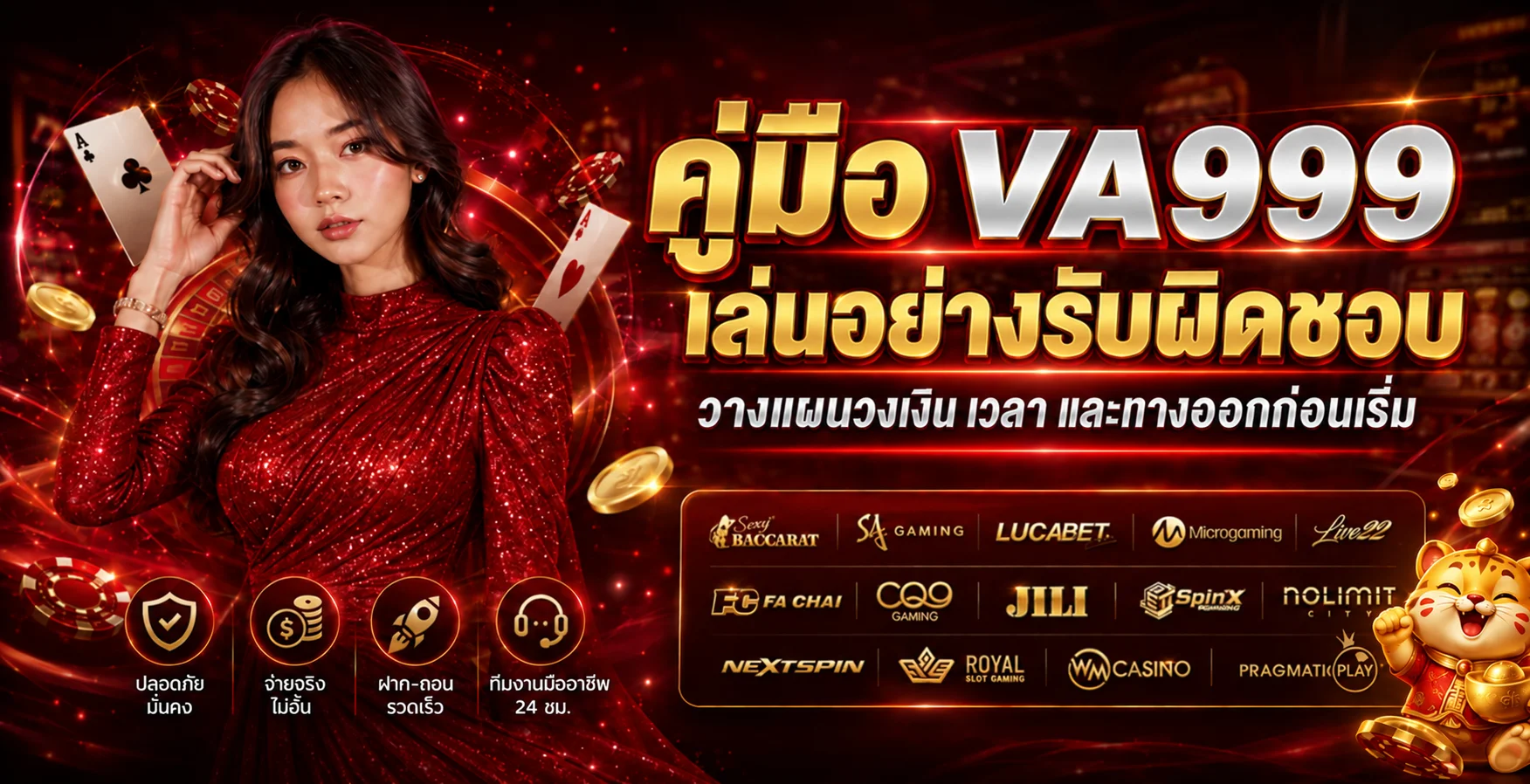 VA999 คู่มือเล่นอย่างรับผิดชอบ ตั้งวงเงินและเวลา